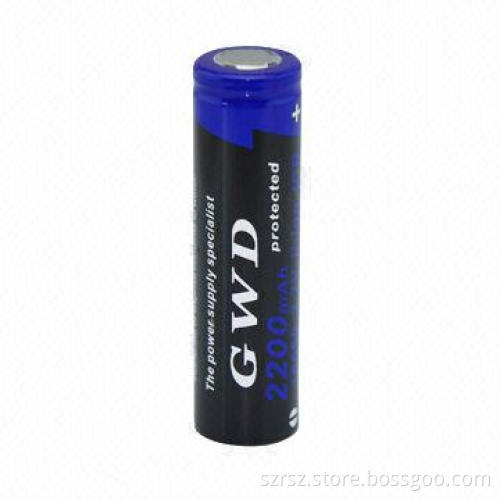 Torch Light Battery with 2,800mAh Capacity, 3.7V Voltage
